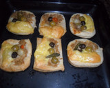 Foto del paso 9 de la receta: Hojaldres con atún y cóctel de olivas