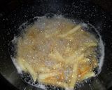 Foto del paso 4 de la receta: Bistec de lomo de cerdo con verduras y patatas fritas