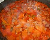 Foto del paso 3 de la receta: Sangre frita con pimientos y tomates de Lorca