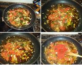 Foto del paso 5 de la receta: Bacalao con langostinos y mongeta del ganxet gratinado