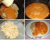 Foto del paso 9 de la receta: Bacalao con langostinos y mongeta del ganxet gratinado