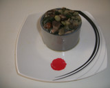 Foto del paso 2 de la receta: Timbal de calabacin con setas, huevo frito y chorizo de Jabugo