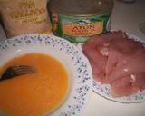 Foto del paso 1 de la receta Dobladitos de pollo rellenos de atún y queso Havarti
