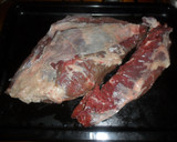 Foto del paso 1 de la receta: Vacío y chorizos al horno con salsa criolla