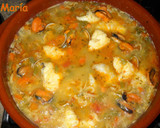 Foto del paso 4 de la receta: Cazuela de rape con fideos
