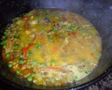 Foto del paso 3 de la receta: Arroz al azafrán con verduras, pollo y conejo