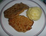 Foto del paso 7 de la receta: Lomo de cerdo rebozado con puré de papas cremoso
