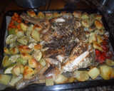 Foto del paso 2 de la receta: Pollo asado con guarnición de verduras al vinagre de jerez
