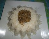Foto del paso 4 de la receta: Volcán de arroz y lentejas con vinagreta de mostaza Antigua
