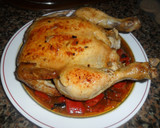 Foto del paso 7 de la receta: Pollo entomatado al horno