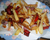 Foto del paso 2 de la receta: Marineras de peceto a la pimienta y orégano con papas fritas