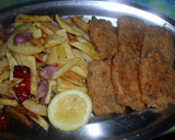 Foto del paso 5 de la receta: Marineras de peceto a la pimienta y orégano con papas fritas