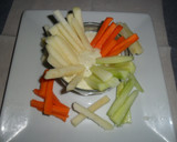 Foto del paso 3 de la receta: Crudités con vinagreta de yogurt y mostaza