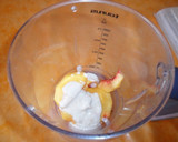 Foto del paso 2 de la receta: Sopa crema de melocotón al limón con nueces