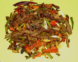 Foto del paso 5 de la receta: Salteado de ternera y verduras tipo México
