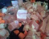 Foto del paso 1 de la receta: Pollo en crema de champiñones