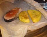Foto del paso 2 de la receta: Salmón con piña en papillotte