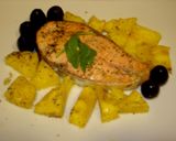Foto del paso 4 de la receta: Salmón con piña en papillotte