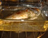 Foto del paso 2 de la receta: Dorada a la sidra con crujiente de jamón