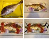 Foto del paso 4 de la receta: Dorada a la sidra con crujiente de jamón