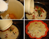Foto del paso 5 de la receta: Pastel de champiñones y calabacín con crujiente de almendras