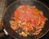 Foto del paso 2 de la receta: Calabacines con tomates y beicon