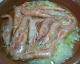 Foto del paso 2 de la receta: Langostinos al ajo verde