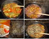 Foto del paso 6 de la receta: Arroz salvaje con champiñones y chipirones
