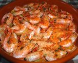 Foto del paso 6 de la receta: Gambas al horno con patatas