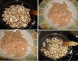 Foto del paso 1 de la receta: Hojaldres de pollo y champiñones