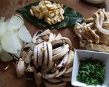 Foto del paso 2 de la receta: Pasta con pollo, setas y nata