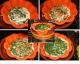 Foto del paso 5 de la receta Flan de espinacas y salmón
