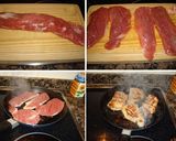 Foto del paso 2 de la receta: Solomillos en hojaldre con champiñones, dátiles y beicon