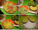 Foto del paso 2 de la receta: Aguacates rellenos de salmón y piña