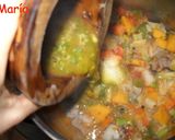 Foto del paso 3 de la receta: Judías canela con hijiki, calabacín y calabaza