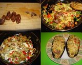 Foto del paso 5 de la receta: Berenjenas rellenas de verduras, dátiles y piñones