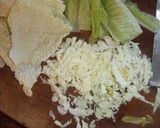 Foto del paso 2 de la receta: Chuletas de cerdo con ensalada de repollo al queso