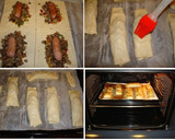 Foto del paso 7 de la receta: Rollitos de hojaldre con salchichas y verduras