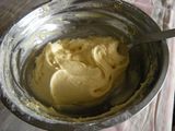 Budín combinado con cobertura de chocolate