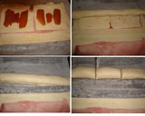 Foto del paso 2 de la receta: Hojaldres de jamón, queso y dulce de membrillo