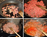 Foto del paso 4 de la receta: Gratinado de berenjenas con carne y jamón