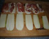Foto del paso 1 de la receta: Libritos de calabacín con serrano y queso