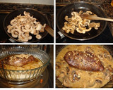 Foto del paso 5 de la receta: Magret de pato con salsa de champiñones