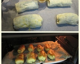 Foto del paso 4 de la receta: Hojaldre de jamón y queso con champiñones