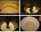 Foto del paso 1 de la receta: Pastel de requesón y plátano