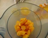 Foto del paso 1 de la receta: Mousse de caquis con cítricos