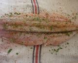 Foto del paso 1 de la receta: Pescado con zapallitos y crema
