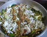 Foto del paso 3 de la receta: Pescado con zapallitos y crema