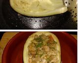 Foto del paso 5 de la receta: Berenjenas rellenas de verduras y gambas