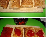 Foto del paso 2 de la receta: Canapés de espárragos y mermelada de tomate